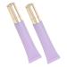 Tool 2pcs Purple Frosted Eye Tools Eye Tube Empty Cosmetics Tube Empty Essential Oil Tube Empty Eye Tube Cosmetic Tube Head Filling Zinc Alloy Travel Cream