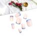 Shop Kxamelie Press On Nails - 24PC Short French Blue Acrylic Stick-On Designs for Women - Buy Online on GoSupps.com
