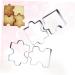 Alipis 4pcs Biscuits Cakesicles Cookie Biscuit Cutter Cookie Cutter Cutting Machine Metal Biscuit Mold - Buy Online on GoSupps.com