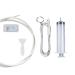 BaYuYPOO Clean Brush Kit For Refrigerator Fridge Suction Syringe Remover Fridge Cleaning Openers Refrigerator Brush Kit With Dredger White 6pcs