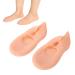 Silicone Socks Gel Moisturizing Socks Foot Anti-Cracking Protector Foot Care Tool Prevention Socks Relieve Plantar Fasciitis Pain Heel Bone Spur Pain Soften Dead Skin Dry Cracked Yellowish Pink M