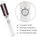Portable USB Cordless Hair Straightener & Curling Comb - 2600mAh Battery Dual Voltage Travel-Friendly White - Buy Online on GoSupps.com