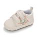 Cheerful Mario Baby First Walking Shoes Baby Boys Girls Pram Shoes Infant Prewalkers Soft PU Leather Anti-Slip 6-12 Months White Star