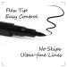 Erinde 6PCS Ultra Precise Waterproof Liquid Eyeliner Pencil Set - Smudge Resistant Magic Black Eyeliner Pen for Cat Eye Makeup - Buy Online on GoSupps.com