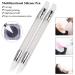 AKOAK Nail Art Engraving Pen Set - Double-headed Silicone Pen for 3D Drawing and Rhinestone UV Gel Nails - Buy Online on GoSupps.com