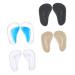 NOLITOY 4 Pairs Arch Pad Orthotic Arch Support Inserts Ball of Foot Pads Arch Cushion Shoe Pads for High Heels High Arch Support Cushion Pad Holder Support Pad Gel Arched As Shown 9.7x5.8cm