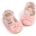 Baby Anti-Slip First Walking Shoes | Soft Sole Toddler Sneakers for Boys & Girls (0-6 Months, Pink) | PU Leather Prewalkers with Sock | Infant Shoes 0-18 Months - Buy Online on GoSupps.com
