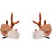 Golden Apple 4 Pairs Girls Novelty Antler Hair Clip Women Hair Barrettes Cute Deer Horn and Ears Christmas Hair Pins Xmas Party Supplies (Brown) - Buy Online on GoSupps.com
