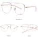 Tofox Blue Light Filter Glasses - Retro Metal Frame for Computer TV & Gaming - Prescription-Free Blue Light Blocking Glasses - Buy Online on GoSupps.com