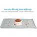 AUDWUD Silicone Waterproof Dog & Cat Feeding Mat - Anti-Slip Pet Bowl Mat 71x46 cm | Durable & Easy to Clean - Buy Online on GoSupps.com