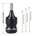 Ambition 32mm Cartridge Tattoo Grips - Adjustable Twist Handle Tubes, CNC Carved Aircraft Aluminum - 5 Piece Set in Grey for Professionals and Beginners - Buy Online on GoSupps.com