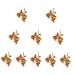 OUNONA 10pcs Faux Cherry artificial cherry tomatoes model grapes plant sculpture Grape mini autumn Longan raisin cherries Model litchi reward office vase realistic fruit Yellowx10pcs 12X20CMx10pcs