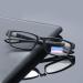 Eyglajdd TR90 Rectangle Two-Tone Reading Glasses - 3 Pack Gray-Blue-Red Blue Light Blocking 2.5x Reading Aid - International Shipping Available - Buy Online on GoSupps.com