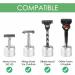 FRCOLOR Mens Shaving Razor Stand Razor Base Shaving Brush Stand Razor Holder Stand for Men 1pc (Silver) 4.3x4.3cm Silver - Buy Online on GoSupps.com