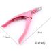 UNbit Nail Clipper Professional Nail Art Clipper Special Type U Word False Tips Edge Cutters Manicure Colorful Stainless Steel Nail Art Tools - Buy Online on GoSupps.com