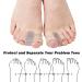Toe Spacer Gel Separators Bunion Corrector for Overlapping Toe - Pain Relief (2pcs) - Buy Online on GoSupps.com