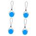 Magiclulu 4 pieces handle ball handballs gymnasium press handle ball training equipment rehabilitation training ball baoding balls TPE wrist amplifier men and women
