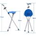 Stool Crutches Chair Portable Folding Crutches Seat with LED Lights Crutches Five Positions are Adjustable Crutches to Send Parents Best Gift Blueb - Buy Online on GoSupps.com