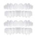 4 Pi ces Proth ses Dentaires Proth ses Instantan es de Facettes Fausses Dents Sourire Fausses Dents Haut et Bas de Dents pour Hommes et Femmes