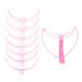 IWOWHERO Eyebrow Tools 3 Sets Eyebrow Aid Brow Supplies Professional Travel Eyebrow Template Card Eyebrow Trimming