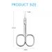 JARVISTAR Extra Fine Small Nail Scissors - Stainless Steel Cuticle Manicure Pedicure Grooming Tool for Women - Fingernail, Toenail, Eyelash, Eyebrow, Dry Skin - Curved Blade 3.66 Inch - Buy Online on GoSupps.com