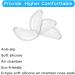 Festful Silicone Eyeglass Nose Pads - 5 Pairs Clear Anti-Slip Soft Nose Protectors - Buy Online on GoSupps.com
