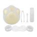 Cartoon style contact lens container light portable safe travel protection contact lens container disposable material plastic (gold)