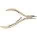 Cuticle Trimmer Gold Non-Slip Handle Cuticle Cutter for Nail Salon - Buy Online on GoSupps.com