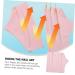FRCOLOR 4 Pairs Ice Silk Nail Gloves fingerless protection gloves anti UV hands gloves UV gloves for nails gel manicure gloves manicure gloves UV protection Anti-UV sleeve Nylon Miss - Buy Online on GoSupps.com
