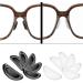 Silicone Nose Pads for Glasses - 12 Pairs Anti-Slip Adhesive Cushions for Sunglasses - Transparent Comfort & Support - Buy Online on GoSupps.com