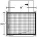 Magic Pet Gate  Mesh Dog Gate  Puppy Gates and Baby Gate  Portable Folding Baby / Dog Safety Fence Enclosure Easy Install Anywhere  30'' X 39''  8 Hooks - Buy Online on GoSupps.com