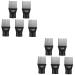 Hemoton 10 Pcs Hair Dryer Comb Accessories Combs Hair Blow Dryer Hair Dryer Accessory Concentrator Modeling 13x6cmx2pcs Blackx2pcs