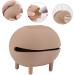 1 set powder puff holder cosmetology kit Silica gel make up beauty tools travel toiletries containers powder puff Makeup Tools foundation make up sponge drying rack 7.5x5cm Khaki - Buy Online on GoSupps.com