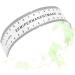 Baluue 2 Pcs Portable Eyebrow Ruler Sourcils Eye Brow Stencil Kit Reusable Brow Ruler Eyebrow Shaping Tool mediumx2pcs Blackx2pcs - Buy Online on GoSupps.com