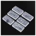 Jiklophg 6 pieces work durable shape of silica gel 3D for decoration design of nail art DIY