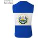 CHINEIN El Salvador Flag Tank Top for Men - Small White Jersey Casual Shirt - Buy Online on GoSupps.com