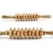 HUPYOMLER 9-Wheel Wooden Abdominal Massage Roller | Muscle Relaxation & Anti-Cellulite Acupuncture Massager - International Shipping Available - Buy Online on GoSupps.com