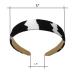 Kathaya Cow Print Headbands - Wide Non-Slip Fashion Hair Bands for Women & Teens - Cowhide Hair Accessories in White Black - Buy Online on GoSupps.com