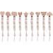 GLASSNOBLE Baby Pacifier Chain - Beech Wood with Clip & Cotton Rope - Cloud Design Nipple Holder - Safe & Stylish International Shipping - Buy Online on GoSupps.com