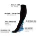 ZLYJ 3 Pairs Compression Socks for Men & Women - Knee High Sports Socks for Travel & Ankle Support in Gray - Perfect for Enhanced Comfort & Performance - Buy Online on GoSupps.com