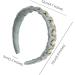 scicent Bridal Hair Accessories for Women Shiny Sparkling Pearl Headbands Non-Slip Cross Elastic Hair Band for Girls Party Wide Beaded Head Bands Fashion Beaded Hair Hoop - 29015 - Buy Online on GoSupps.com