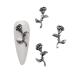 Nail Art Decoration Tips Ornament Metal Alloy Nail Art Decals Pendant Manicure Accessories Eye Catching For Girls Nail Art Accessories Decoration Decals Craft Supplies Jewelry For Girls Crystal