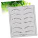 Mikinona Eyebrow Microblading Skin 6 Pcs Eye Brow Shaping Kit Eyebrow Practice Skin Eyebrow Trimming - Buy Online on GoSupps.com