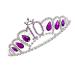 Lurrose rhinestone girl tiara number ten purple crown crown front ligaments toddler 10 princess tiara crown with comb hair accessories for birthday party shower photo photo