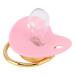 I Love You Series Bling Pacifier Set with Clip - Pink | Luxury Diamond Silicone Nipple for Newborn Baby - M Size Universal Pacifier - Buy Online on GoSupps.com