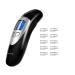 Keto Breath Analyzer Ketone Breathalyzer Meter for Ketosis Test with 10 Mouthpiece (Black)