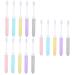 CliSpeed 15 pc travel toothbrush travel toothbrush portable toothbrushes case man toothbrush ornament sets travel supplies travel foldable toothbrush soft fur holiday needs travel pp