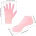 Moisturizing Glove Socks Set 2 Pairs Silicone Moisturizing Socks &1 Pair Silicone Moisturizing Gloves Soft Gel Socks Aloe Socks Moisturizing Foot Socks for Women Dry Cracked Skin - Buy Online on GoSupps.com