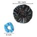 Silk Satin Bonnet Sleep Cap for Women with Pearls & Rhinestones - Black - Buy Online on GoSupps.com