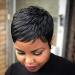 Short Black Pixie Cuts Hair Wigs African American Short Black Wig Female Hairstyles (9627-g)